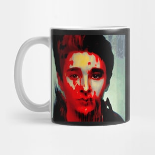 SOCIOPATH Creepy Dark Aesthetic Glitch Art Mug